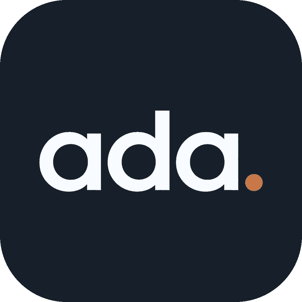 Ada square wordmark